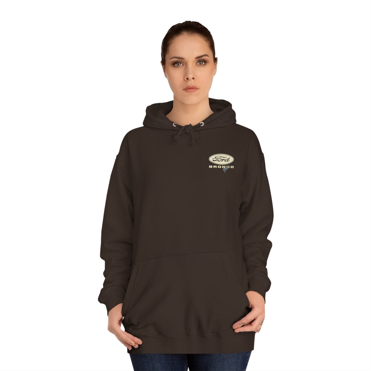 Ford Bronco Unisex College Hoodie - Classic Vintage