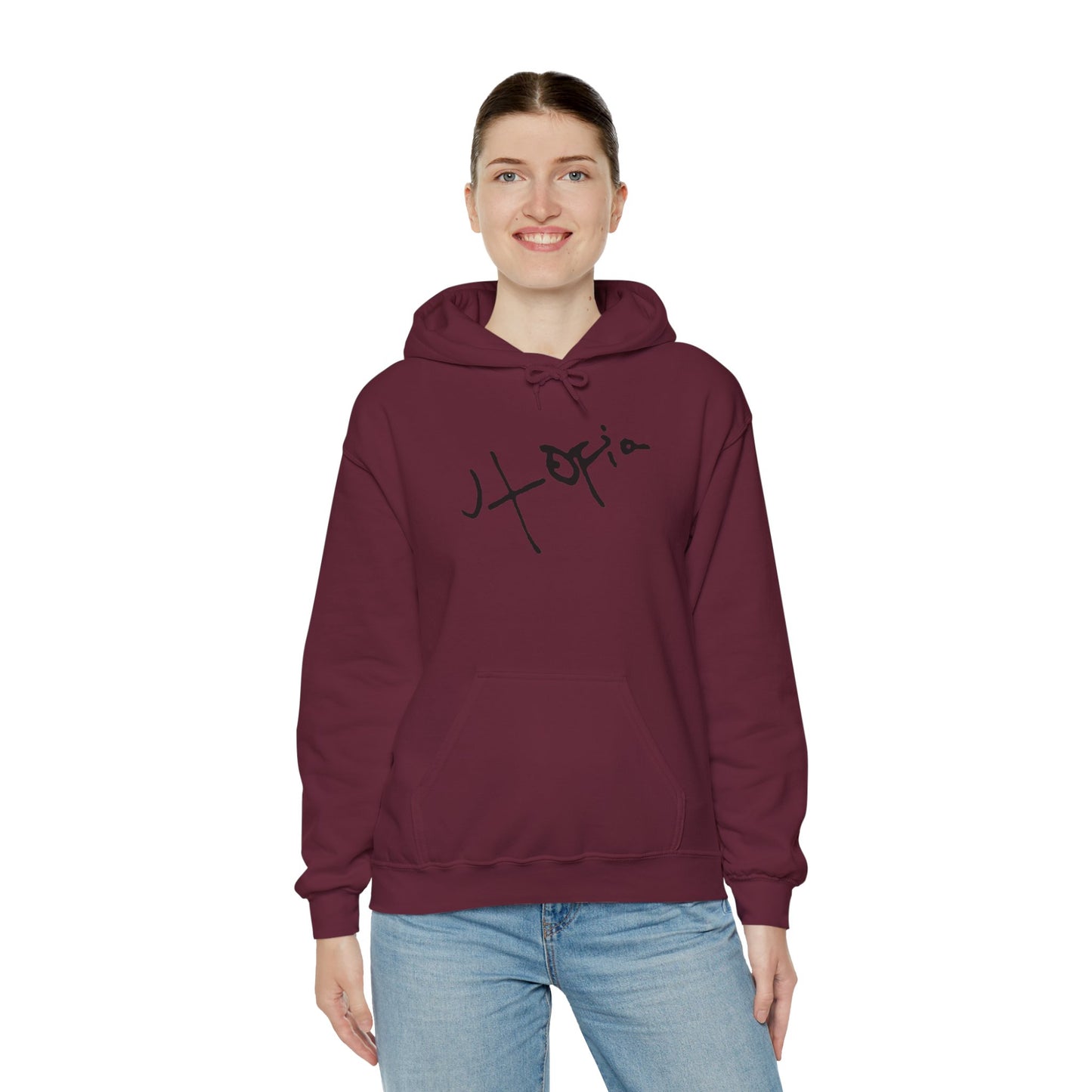 Personalized Travis Scott Utopia Unisex Heavy Blend Hoodie - Hooded Sweatshirt - Add A Name On The Back For Free!