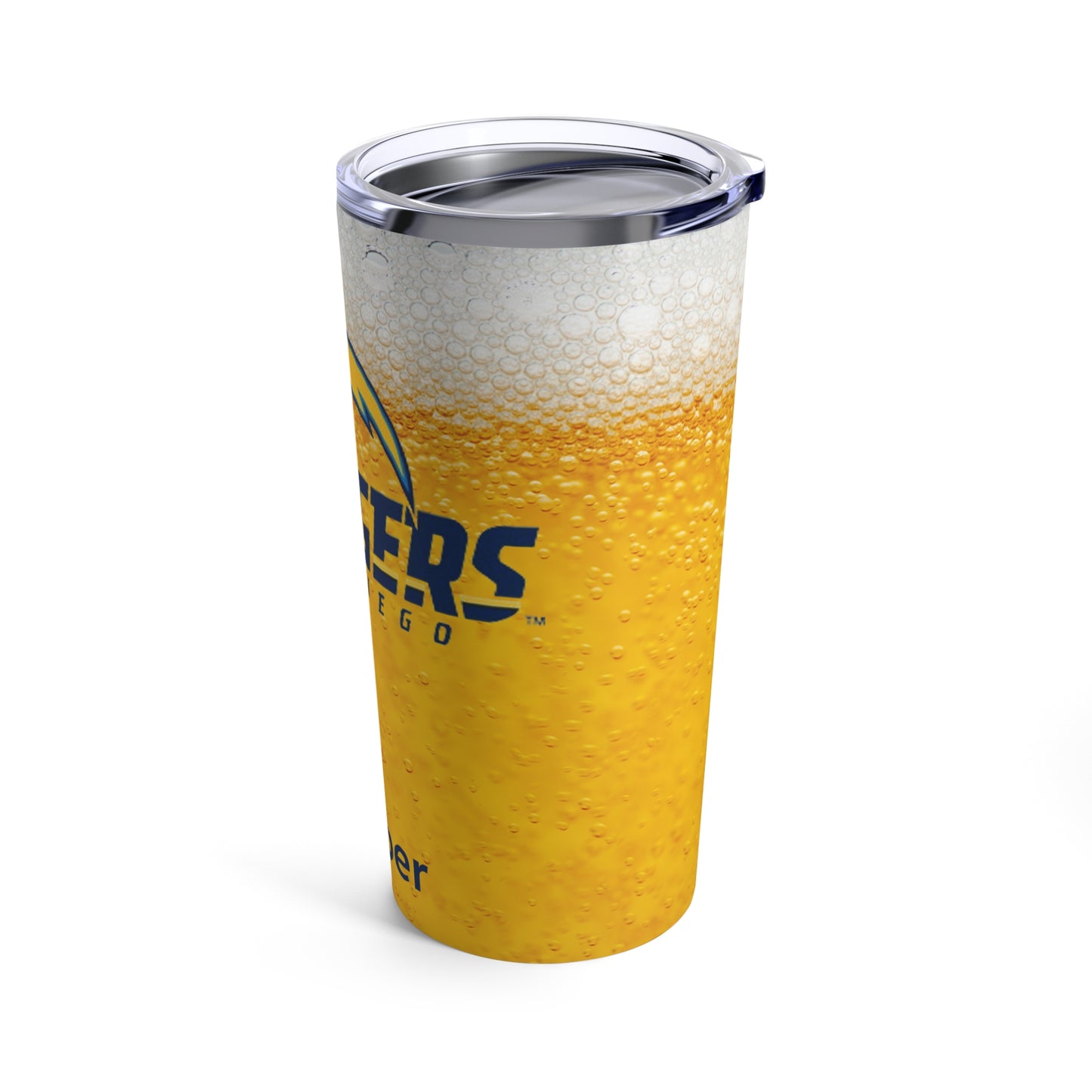Personalized Los Angeles Chargers 20oz Travel Mug / Tumbler + Vacuum-Insulated } Add
