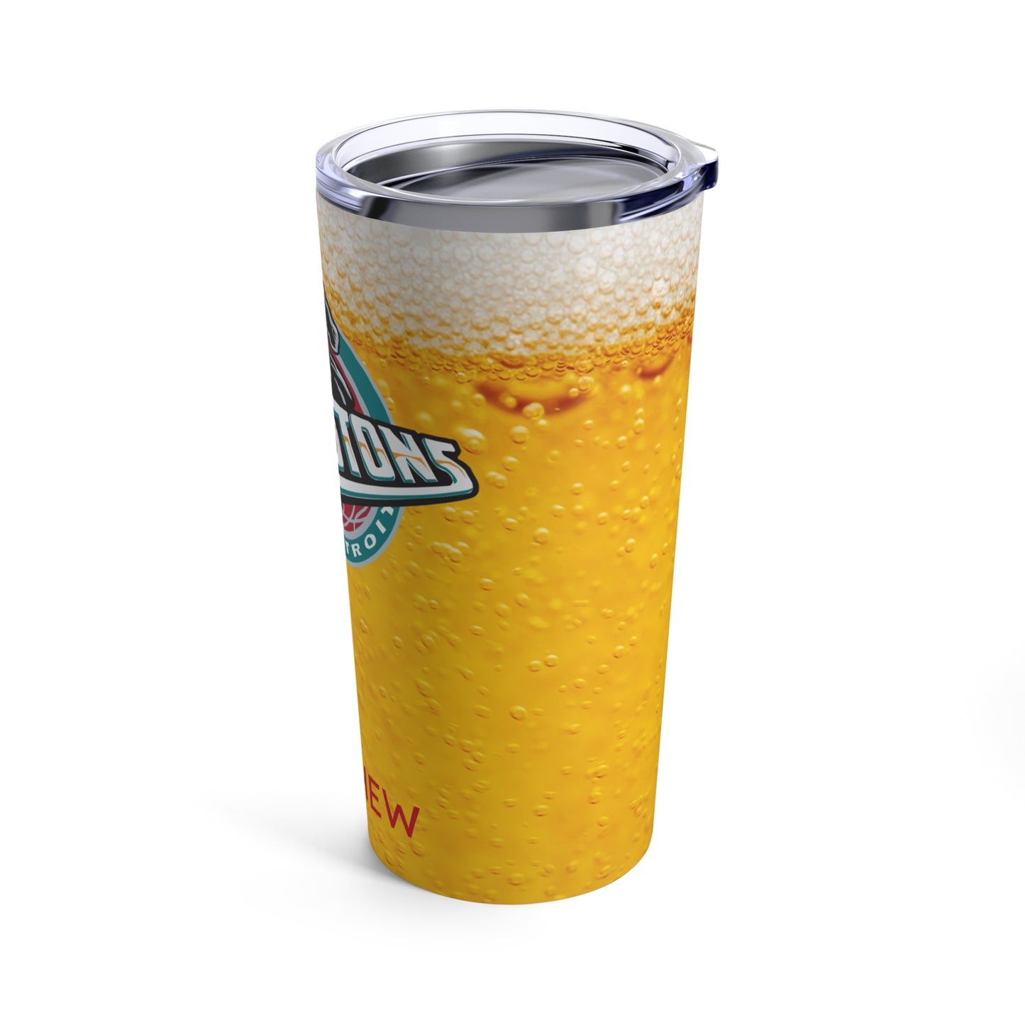 Personalized Detroit Pistons 20oz Travel Mug Tumbler