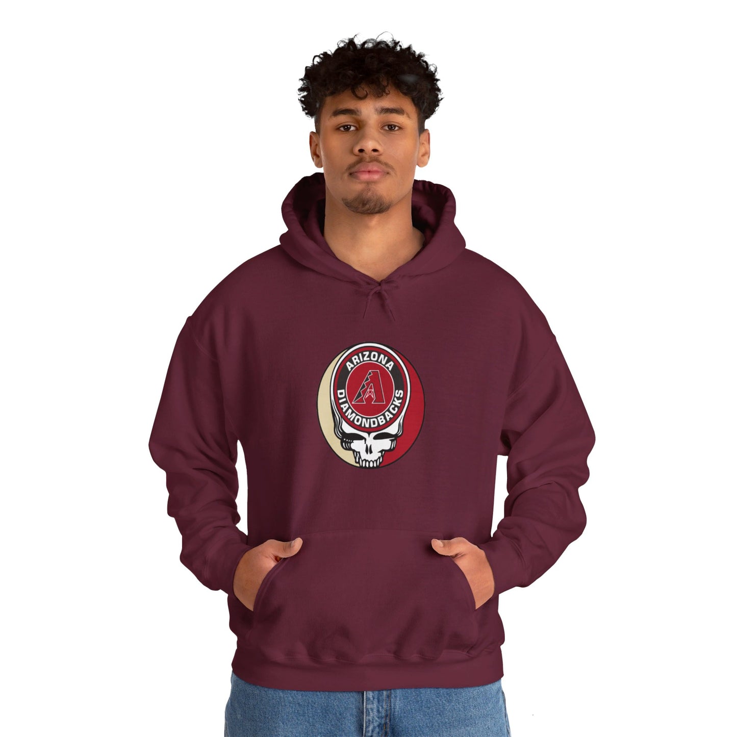 Arizona Diamondbacks Grateful Dead Unisex Heavy Blend Hoodie - Hooded Sweatshirt