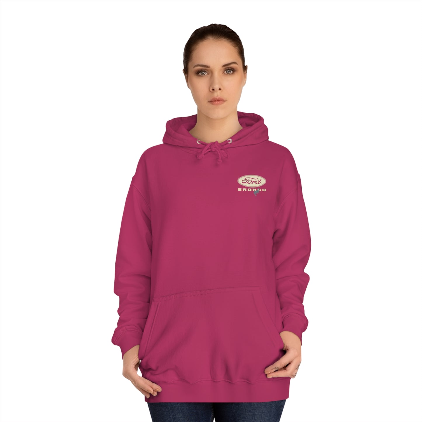 Ford Bronco Unisex College Hoodie - Classic Vintage
