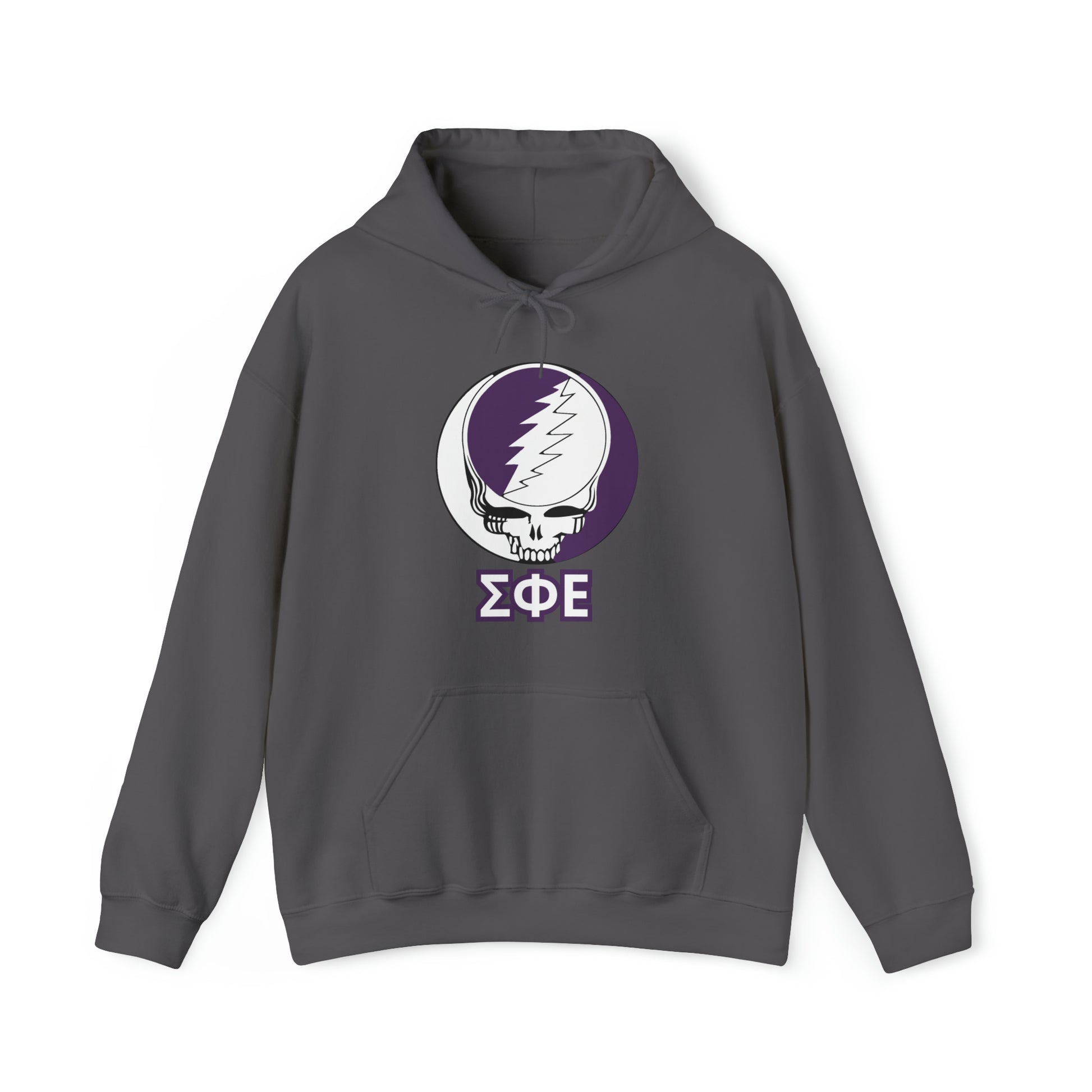 Personalized Sigma Phi Epsilon Grateful Dead Unisex Heavy Blend Hoodie - Hooded Sweatshirt - Add