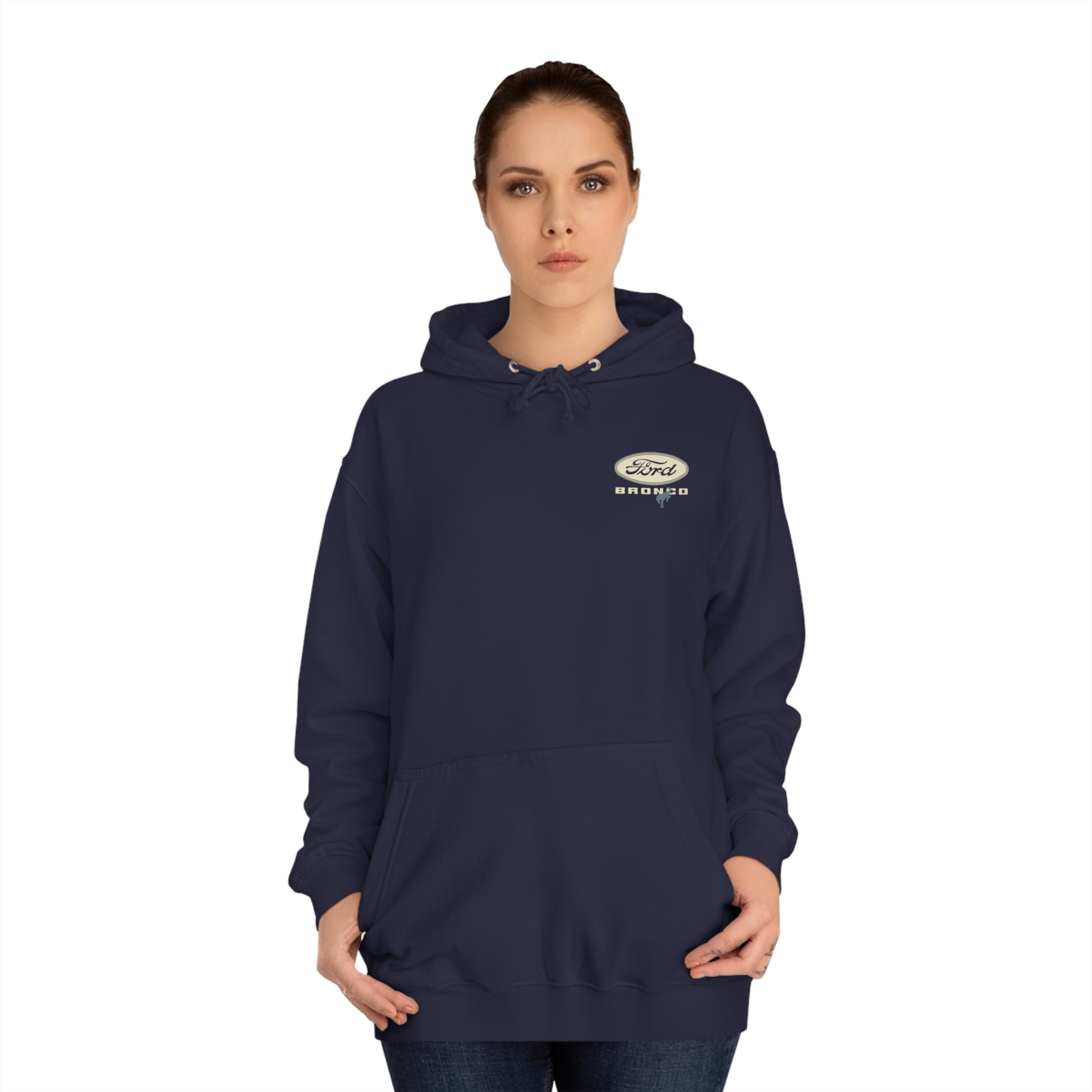 Ford Bronco Unisex College Hoodie - Classic Vintage