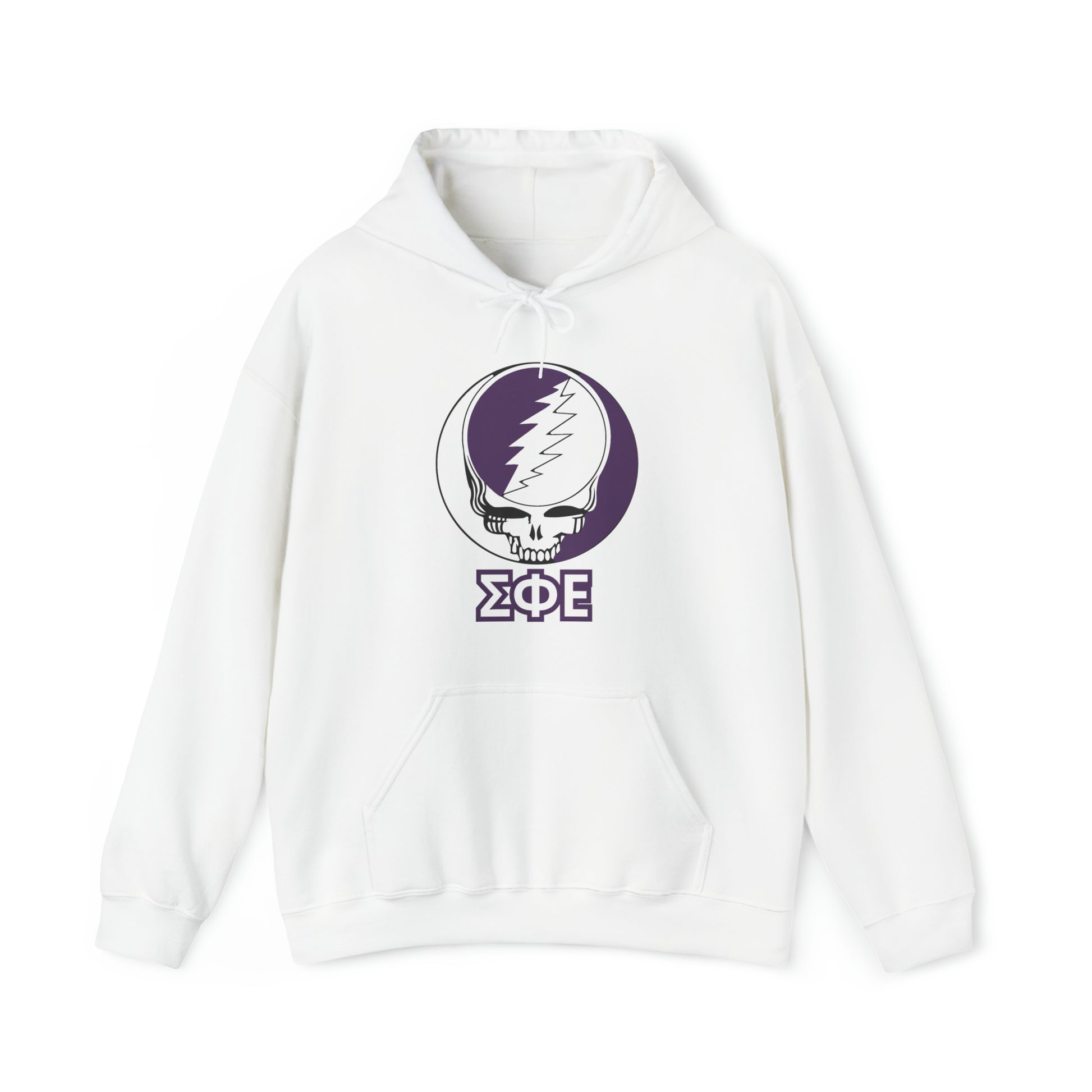 Personalized Sigma Phi Epsilon Grateful Dead Unisex Heavy Blend Hoodie - Hooded Sweatshirt - Add