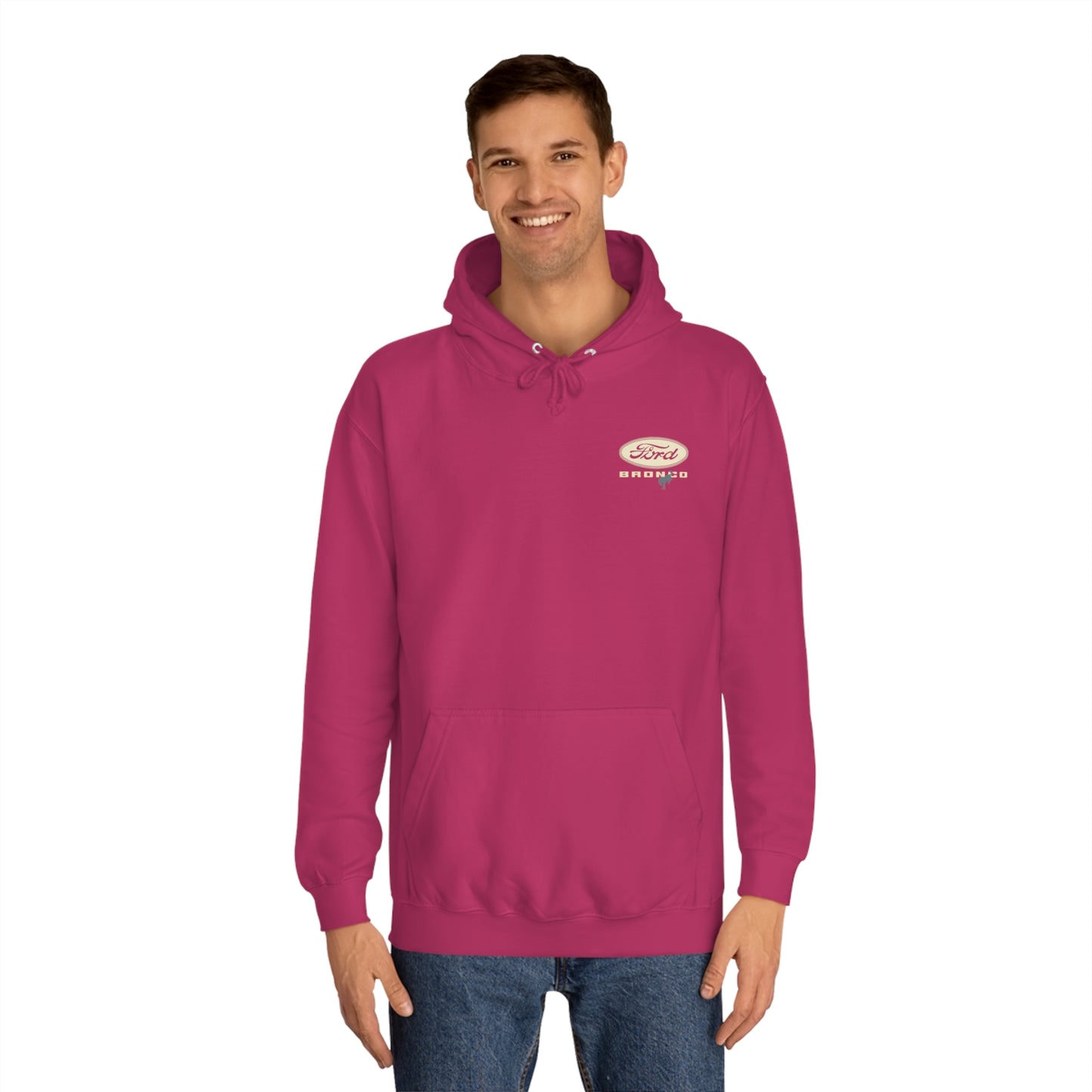 Ford Bronco Unisex College Hoodie - Classic Vintage