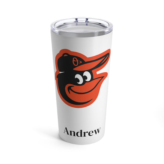 Personalized Orioles 20oz Travel Mug Tumbler