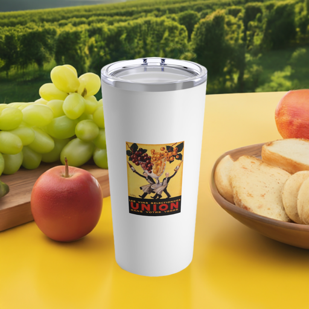 Les Vins Selectionnes UNION Vintage Wine Art 20oz Wine Tumbler