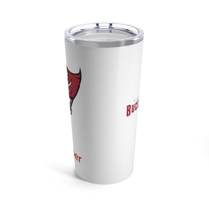 Personalized Tampa Bay Buccaneers 20oz Travel Mug Tumbler - Bucs - Add A Name For Free! NFL