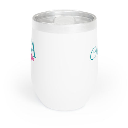 Personalized Zeta Tau Alpha Sorority Wine Tumbler - ZTA