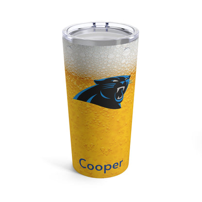 Personalized Jacksonville Jaguars 20oz Travel Mug / Tumbler + Vacuum-Insulated } Add