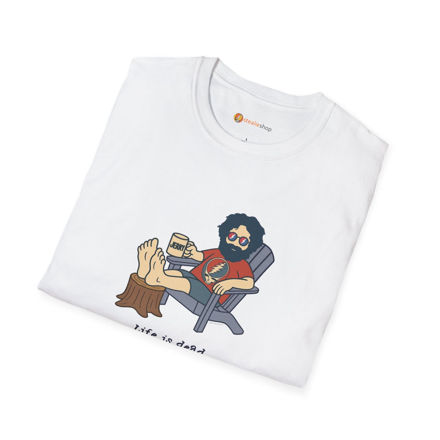 Grateful Dead - Life is dead. Adirondack Jerry T-Shirt