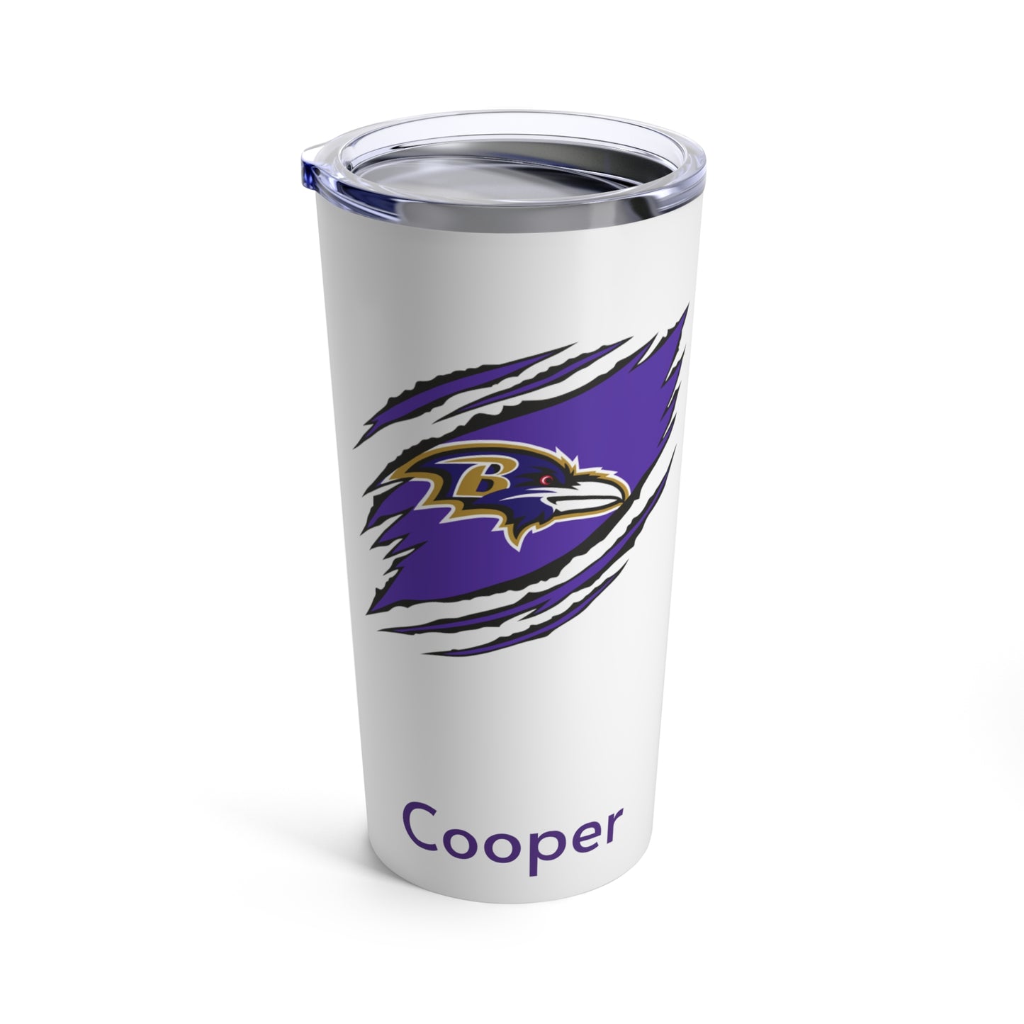 Personalized Baltimore Ravens 20oz Travel Mug Tumbler