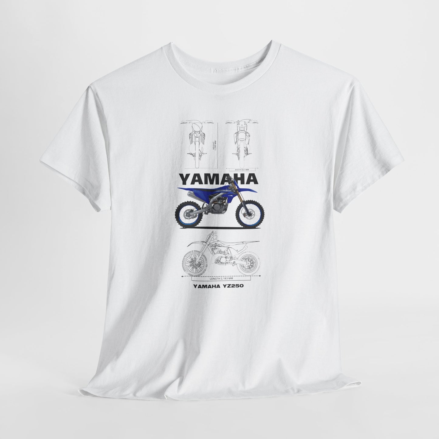 Yamaha YZ250 Blueprint Collection Unisex Cotton Tee