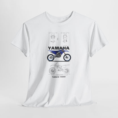 Yamaha YZ250 Blueprint Collection Unisex Cotton Tee