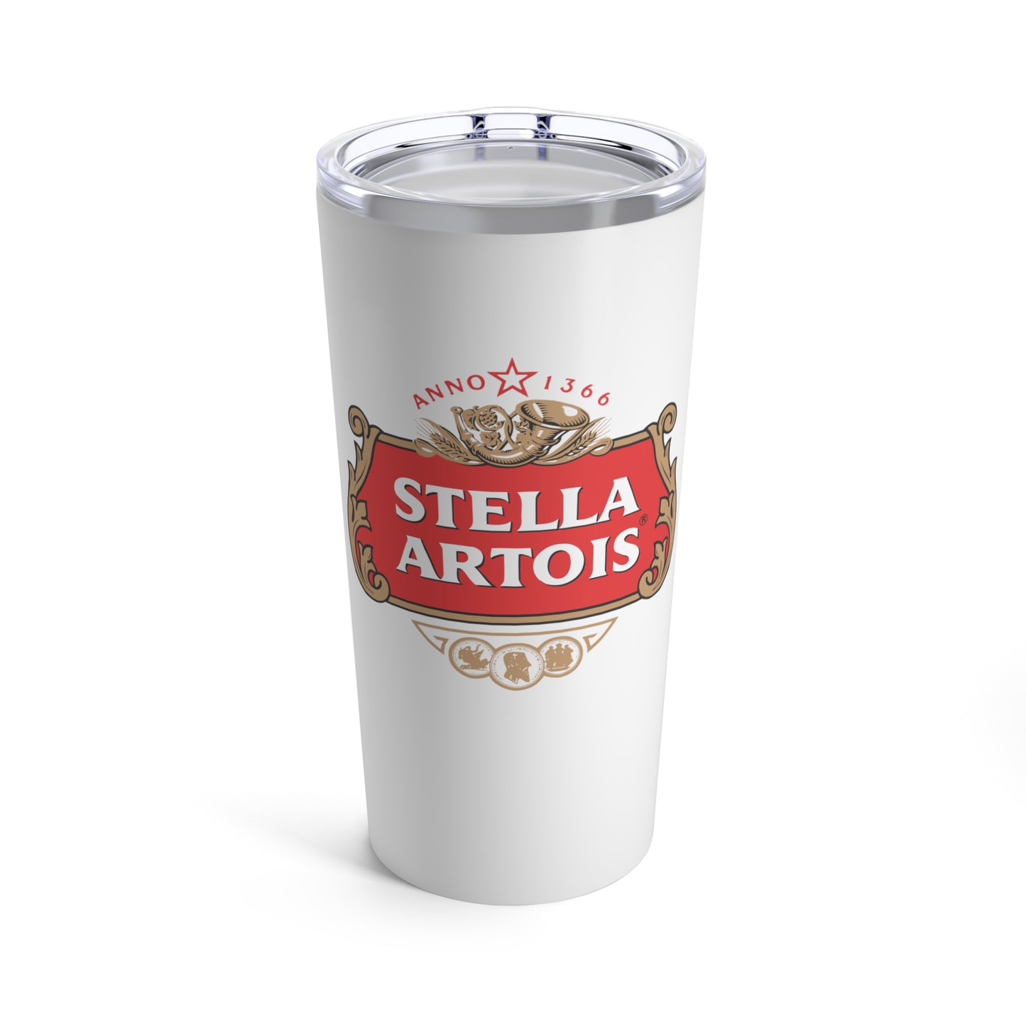 Stella Artois 20oz Travel Mug / Tumbler + Vacuum-Insulated + Retro