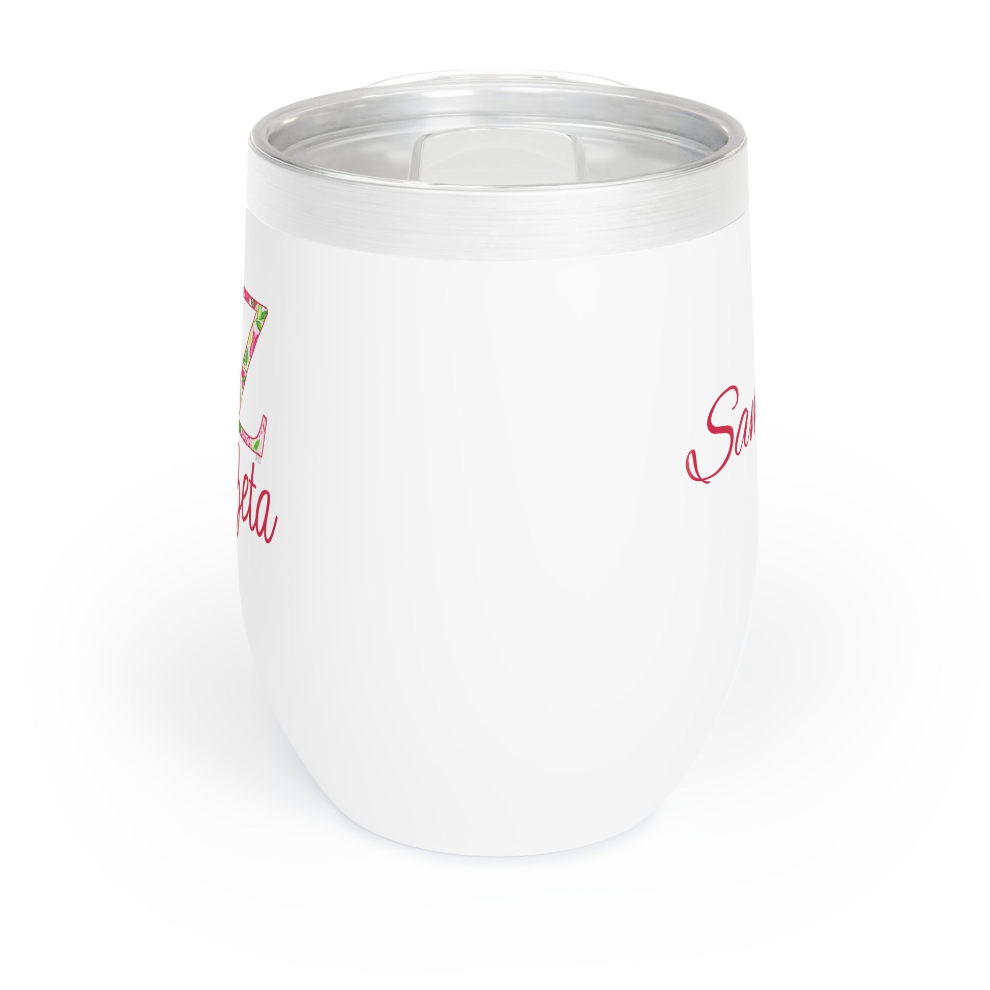 Personalized Delta Zeta Sorority Wine Tumbler - DZ -