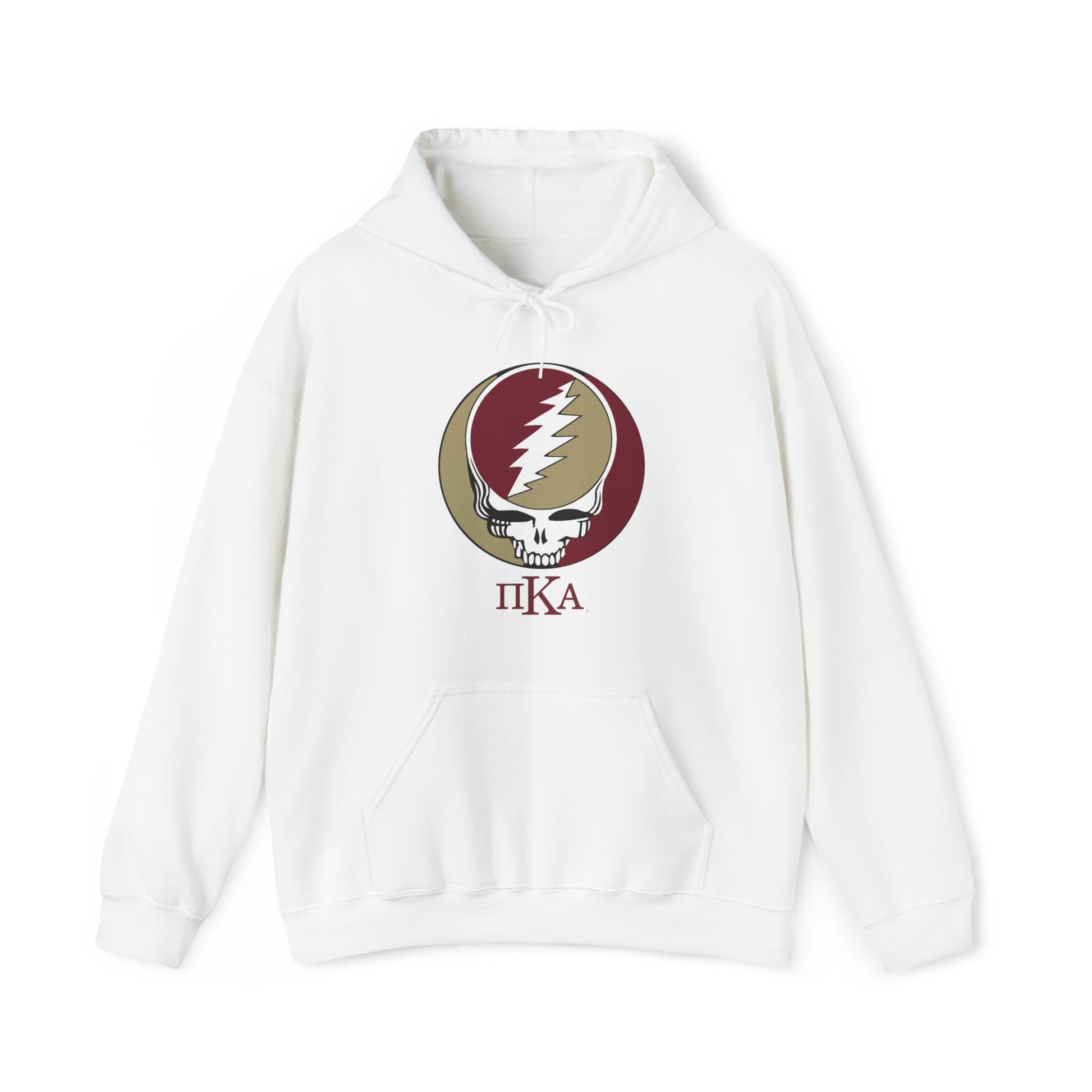 Personalized Pi Kappa Alpha Grateful Dead Unisex Heavy Blend Hoodie - Hooded Sweatshirt } Add