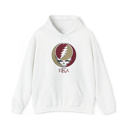 Personalized Pi Kappa Alpha Grateful Dead Unisex Heavy Blend Hoodie - Hooded Sweatshirt } Add