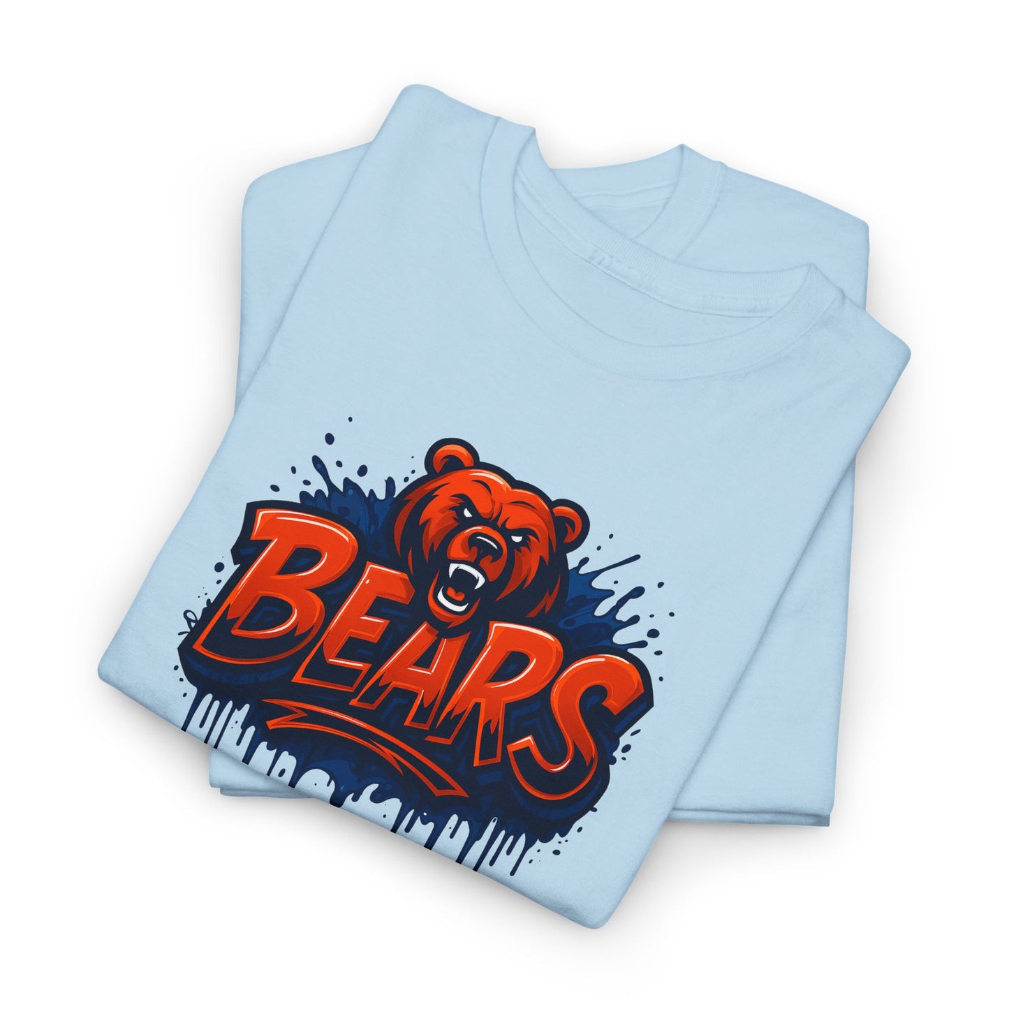 Chicago Bears Art Unisex Premium Cotton Tee
