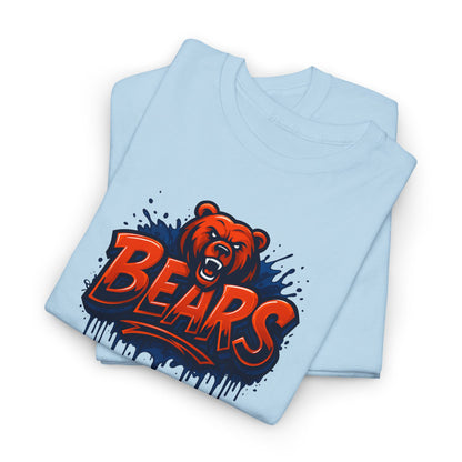 Chicago Bears Art Unisex Premium Cotton Tee