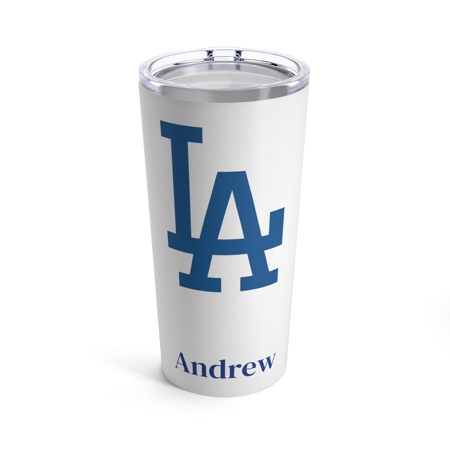 Personalized Dodgers 20oz Travel Mug / Tumbler + Vacuum-Insulated } Add