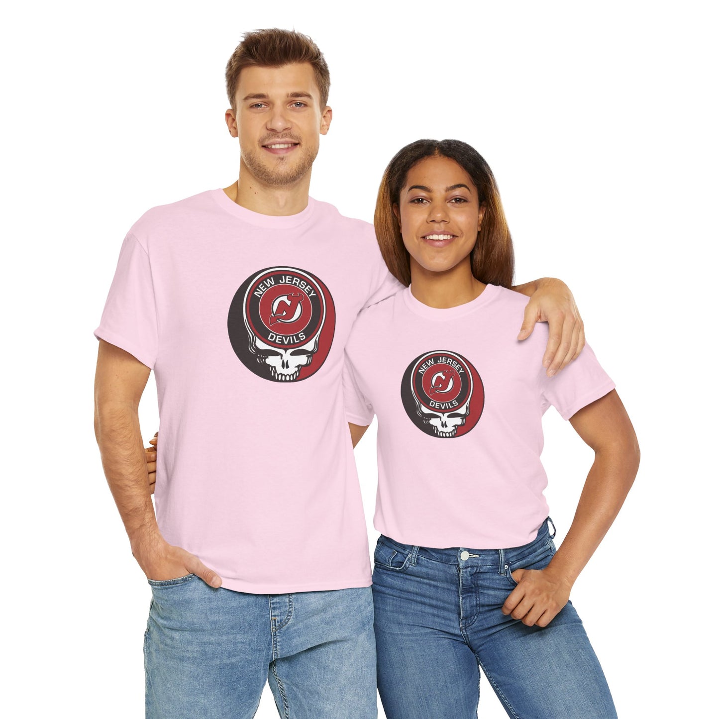 New Jersey Devils Grateful Dead Steal Your Face T-Shirt - NHL