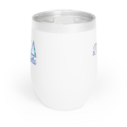 Personalized Alpha Xi Delta Sorority Wine Tumbler - 12oz Vacuum Insulated