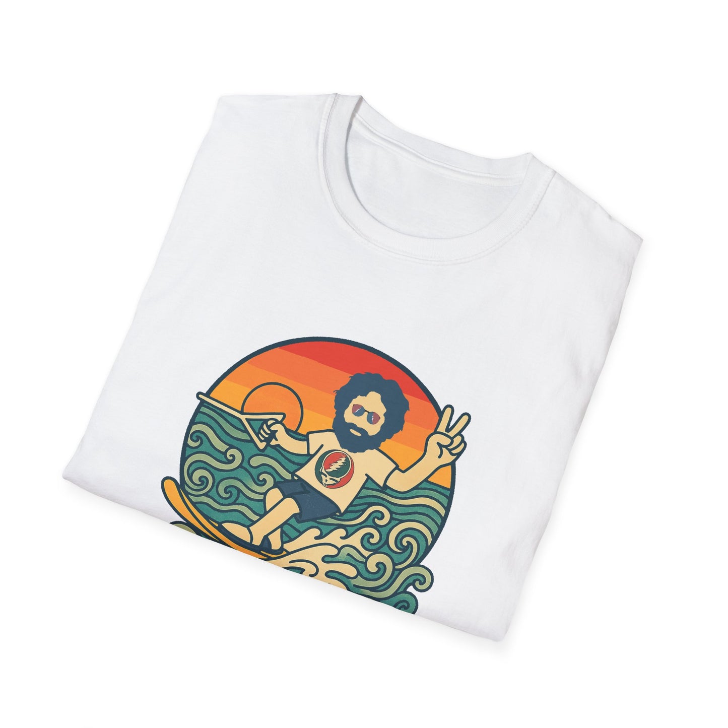 Jerry's Ridin' The Wake Life is dead. T-Shirt