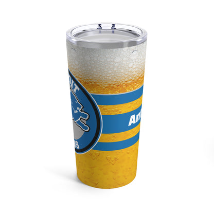 Personalized Detroit Lions 20oz Travel Mug Tumbler