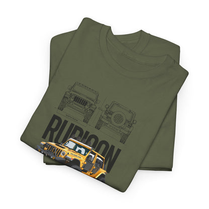 Jeep Wrangler Rubicon Blueprint Collection Unisex Cotton Tee