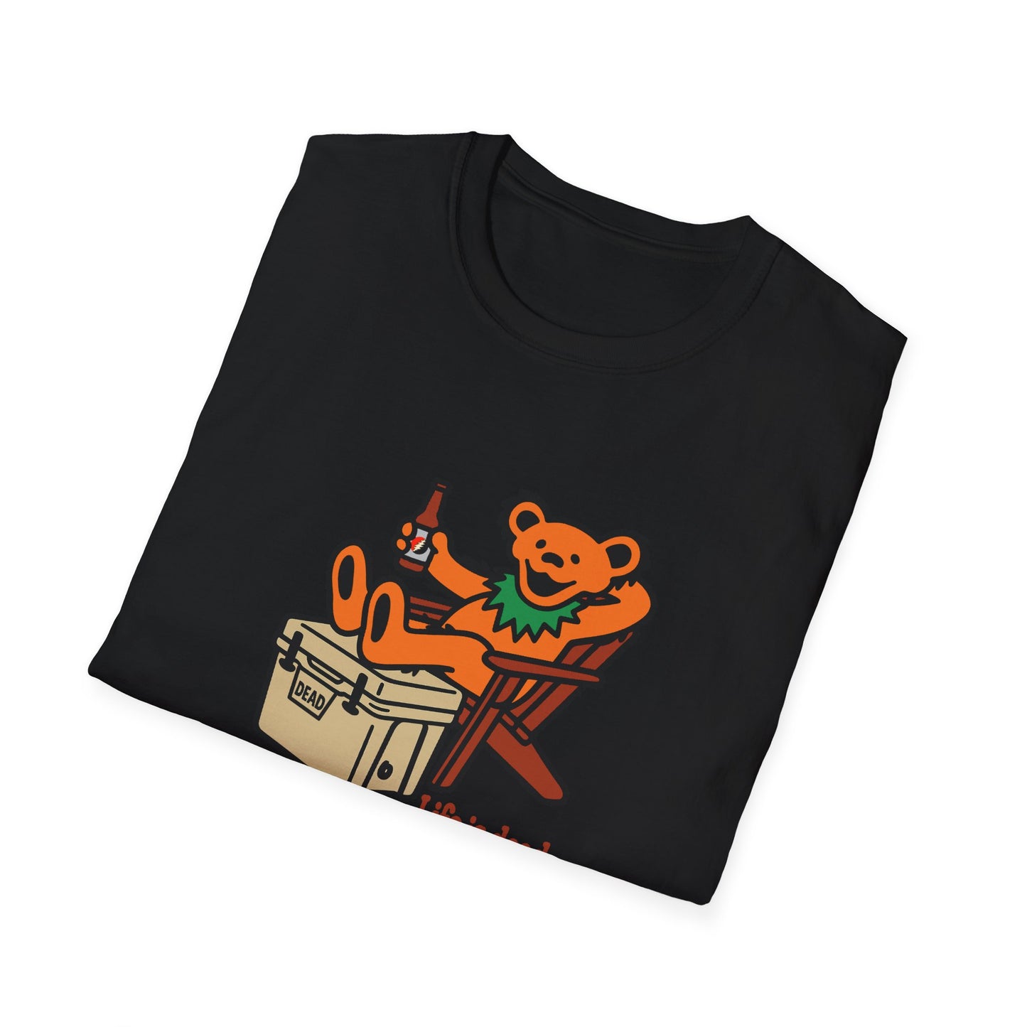 Chillin' Bear - Life is dead. Grateful Dead TShirt