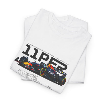 Red Bull Formula 1 Blueprint Collection Unisex Cotton Tee