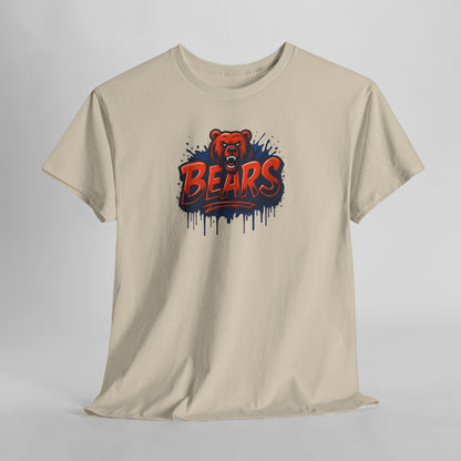 Chicago Bears Art Unisex Premium Cotton Tee