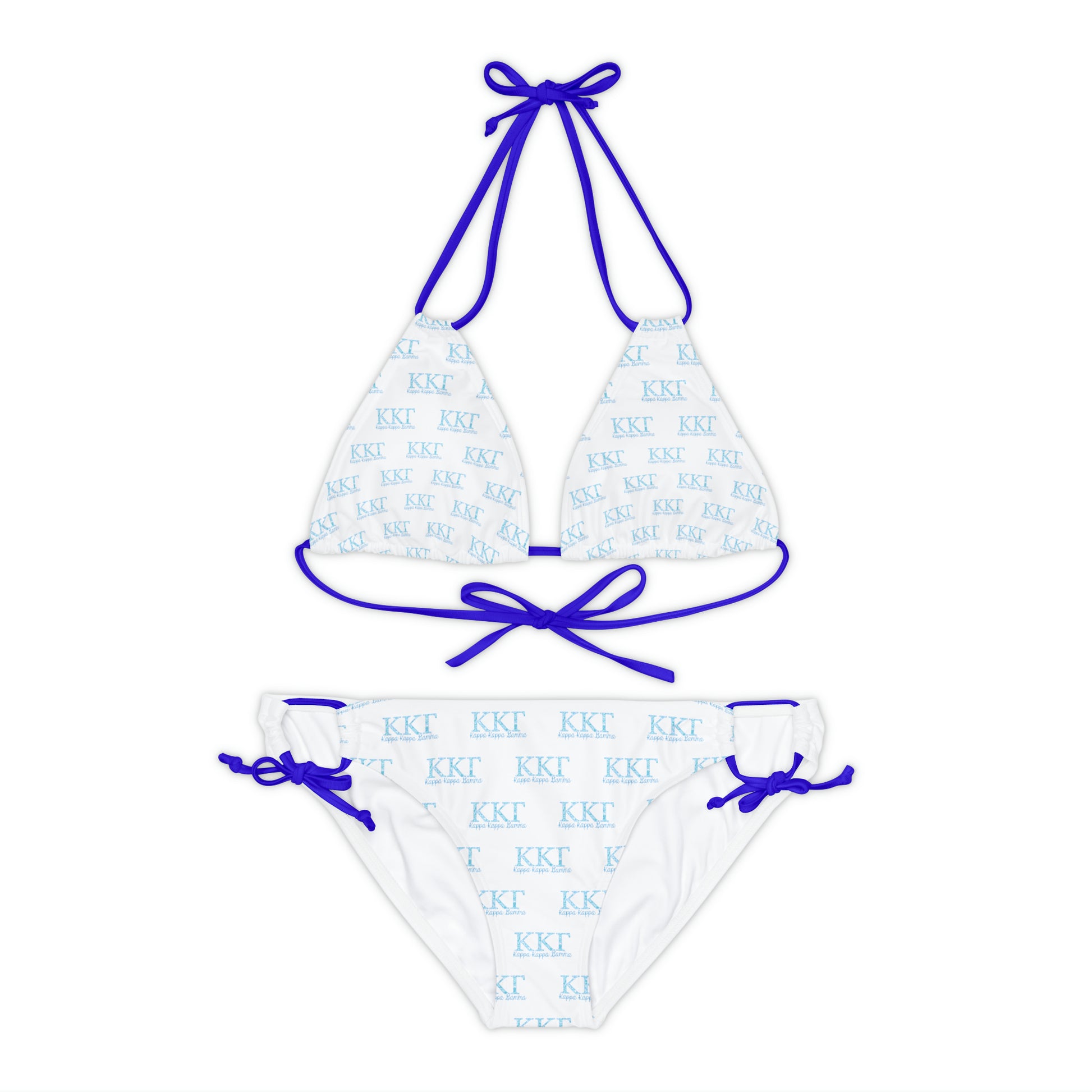 Kappa Kappa Gamma Sorority Strappy Bikini Set - Beach, Pool, Summer