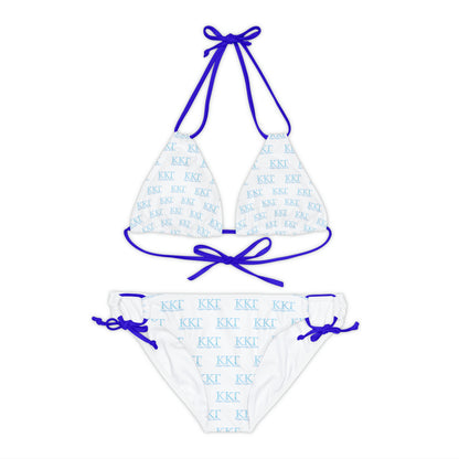 Kappa Kappa Gamma Sorority Strappy Bikini Set - Beach, Pool, Summer