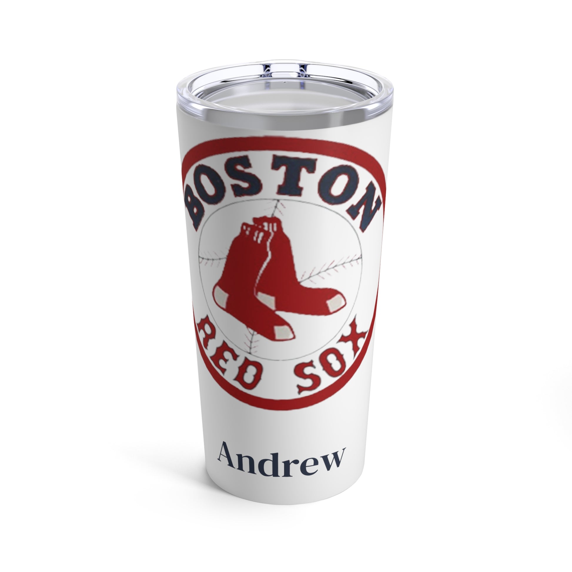 Personalized Boston Red Sox 20oz Travel Mug Tumbler