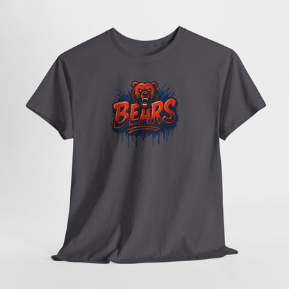 Chicago Bears Art Unisex Premium Cotton Tee
