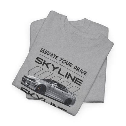 Nissan Skyline Blueprint Collection Unisex Cotton Tee