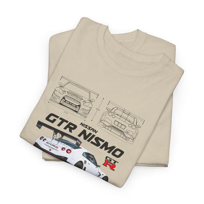 Nissan GTR Nismo Blueprint Collection Unisex Cotton Tee