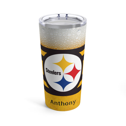 Personalized Pittsburgh Steelers 20oz Travel Mug Tumbler