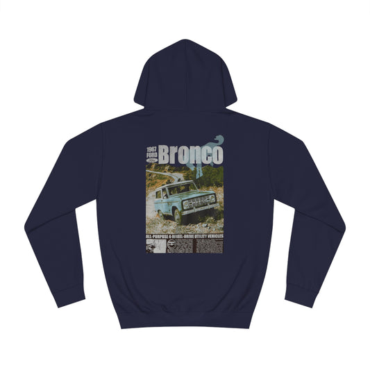 Ford Bronco Unisex College Hoodie - Classic Vintage