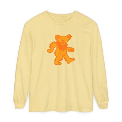 Dancing Bear Color Match Vineyard Collection Unisex Garment-dyed Long Sleeve