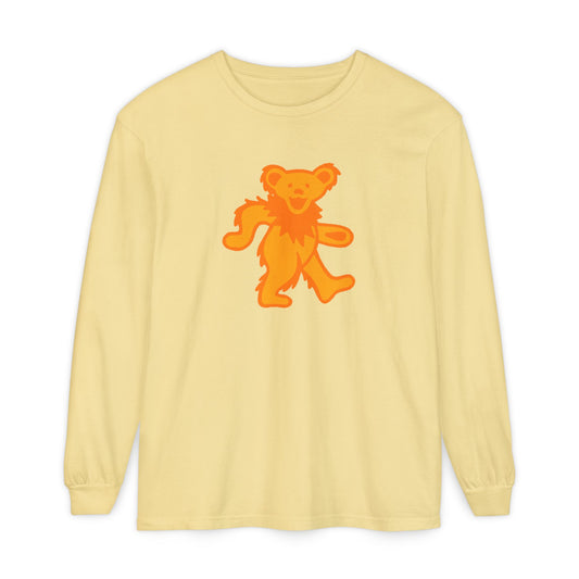 Dancing Bear Color Match Vineyard Collection Unisex Garment-dyed Long Sleeve