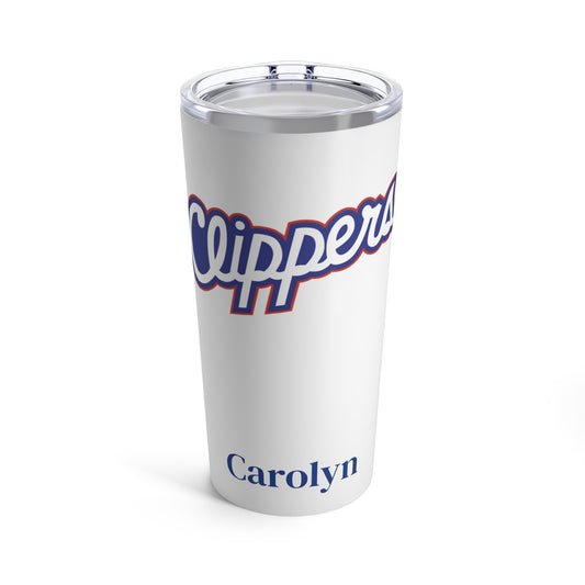 Personalized Los Angeles Clippers 20oz Travel Mug / Tumbler + Vacuum-Insulated } Add