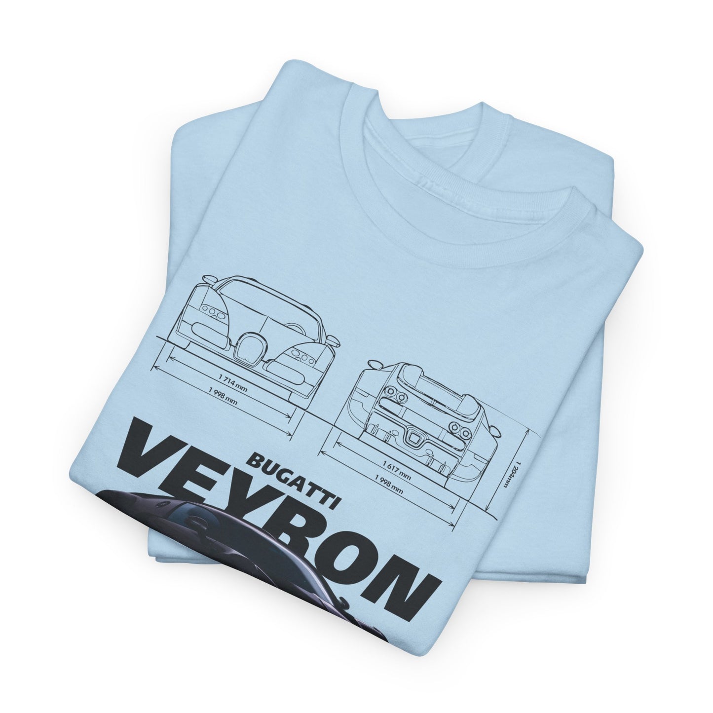 Bugatti Veyron Blueprint Collection Unisex T-Shirt