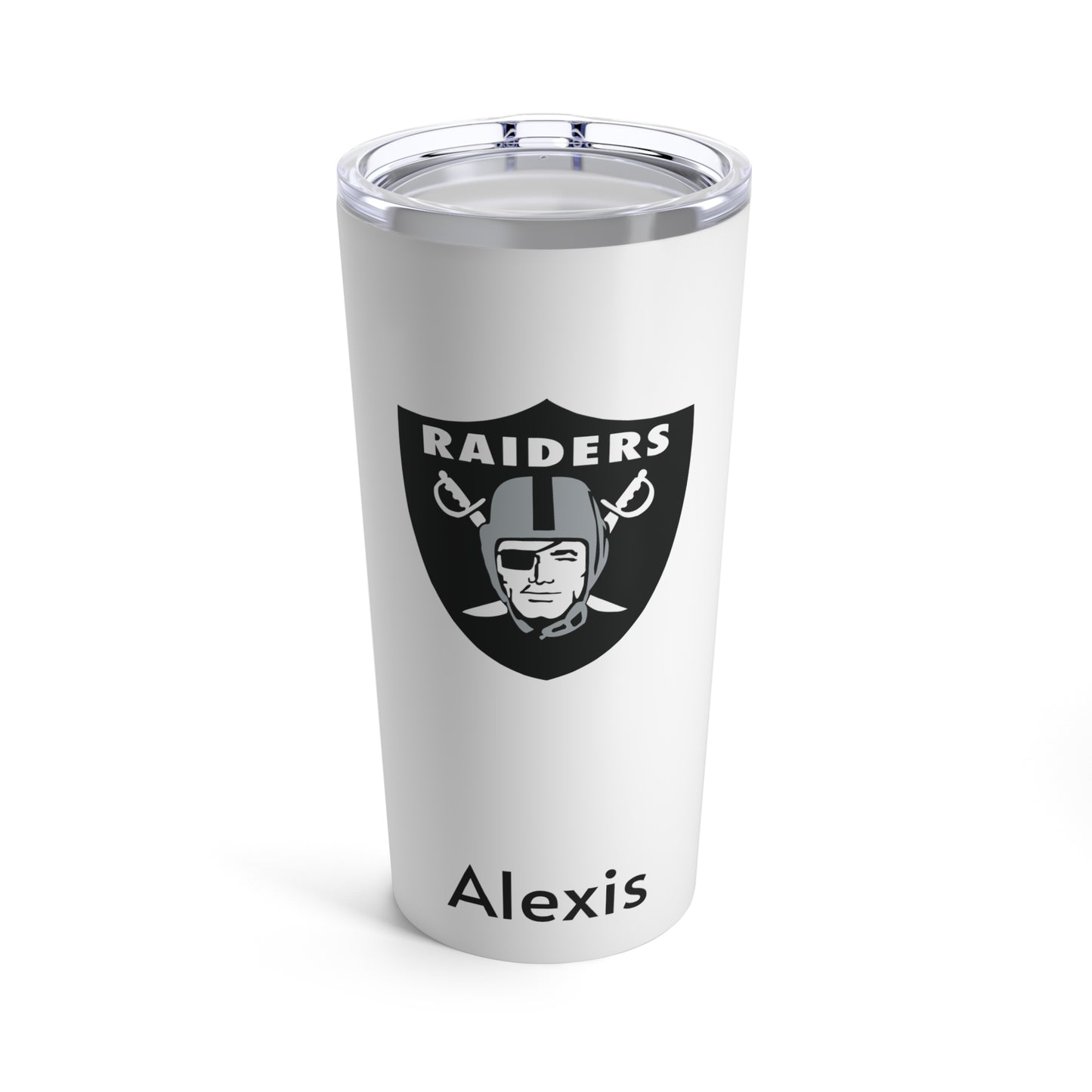 Las Vegas Raiders 20oz Travel Mug / Tumbler + Vacuum-Insulated } Add