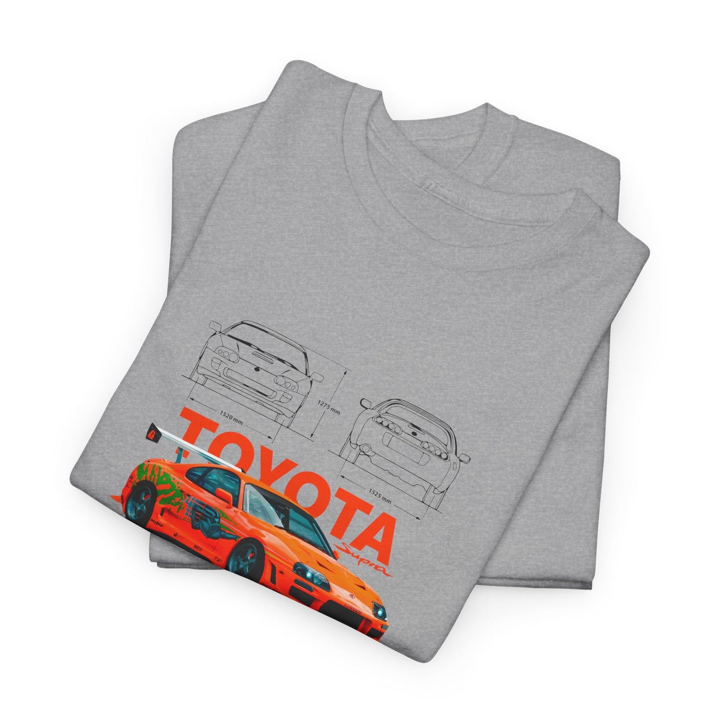 Toyota Supra MK4 Blueprint Collection Unisex Cotton Tee