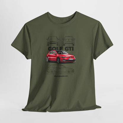 Volkswagen GTI Blueprint Collection Unisex Cotton Tee