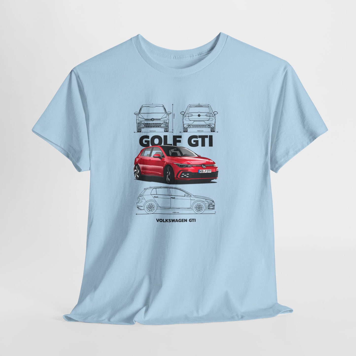 Volkswagen GTI Blueprint Collection Unisex Cotton Tee